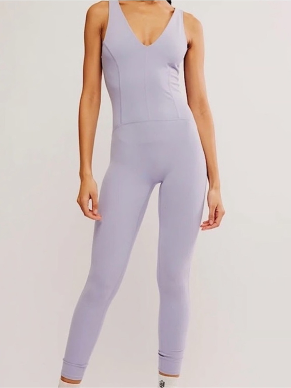 Free People Movement Never Better One-Piece Women Small Lilac NWT Strappy Back